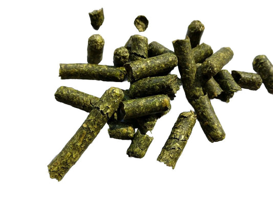 Alfalfa pellets USDA organic , garden fertilizer , pet feed , forage